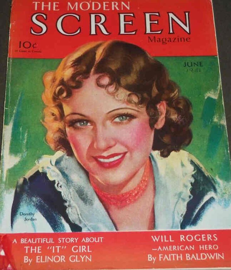MODERN SCREEN magazine cover Issue 7 June 1931